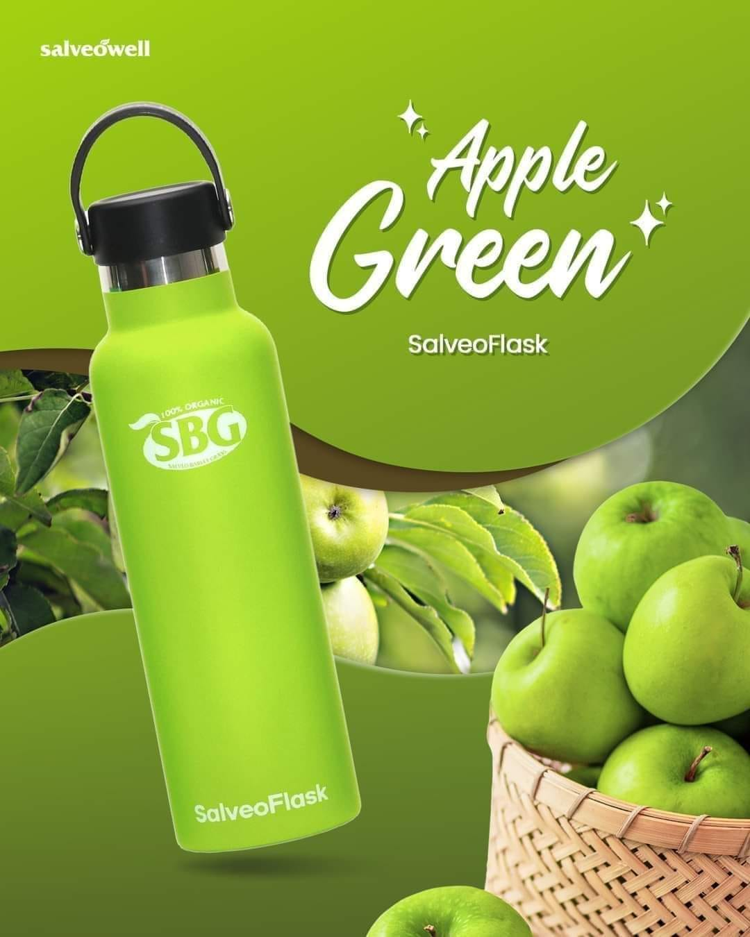 SalveoFlask 20oz Apple Green Tumbler