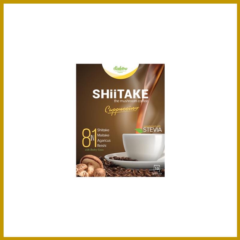 Shiitake 8-in-1 Mushroom Coffee, 10sachets x 21grams, Healthy Organic Coffee