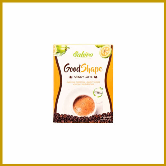 GoodShape Skinny Latte Coffee, Slimming coffee by Salveo, 18grams x 10sachets